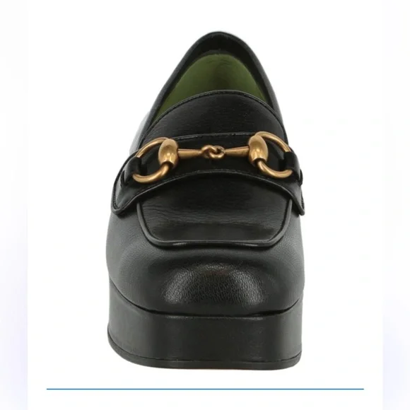 Gucci Horsebit Houdan leather heel loafers - Picture 4 of 14